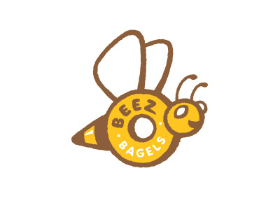 Beez Bagels Logo Exploration