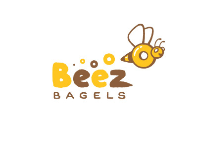 Beez Bagels Logo Exploration