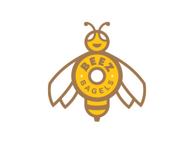 Beez Bagels Logo Exploration