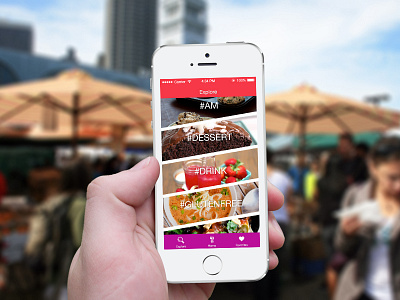 Explore food browsing app