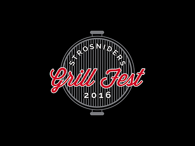 Grill Fest logo branding grill identity logo