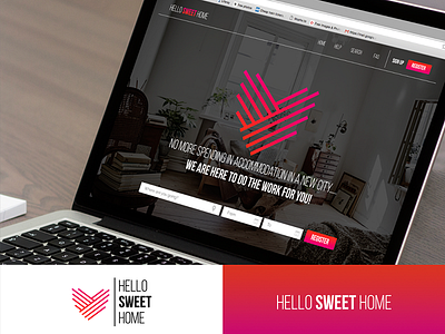 Hello Sweet Home logo and branding