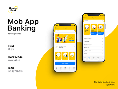 Honey Bank app challenge design ui uidesign ux uxui