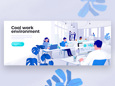 Illustration for landing page exploration