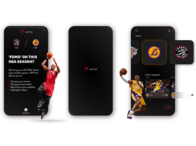 UXWRITNG DAY2 basketball dailyui fomo instagram kobe kobe bryant logo mobileapp nba nicks raptors sports ux uxchallenge