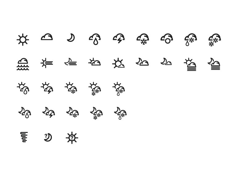 Dmnweathericons icon vector illustration weather