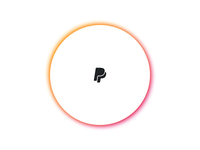 PayPal Gradients brand clean gradient minimal paypal simple