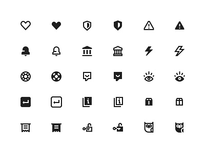 Braintree Icon Set braintree brand branding clean icon set icons minimal outline simple ui vector