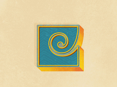 Lowercase E for 36 Days of Type 36 days of type 36daysoftype e 36daysoftype07 70s adobe photoshop colorful handdrawn illustration lettering retro textures type art typogaphy