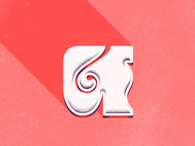 Lowercase Q for 36 Days of Type 36 days of type 36daysoftype q 36daysoftype07 70s adobe photoshop colorful handdrawn handlettering illustration lettering retro textures typography