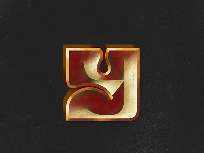 Lowercase Y for 36 Days of Type 36 days of type 36daysoftype y 36daysoftype07 70s adobe photoshop colorful handdrawn handlettering illustration lettering retro textures type art typography