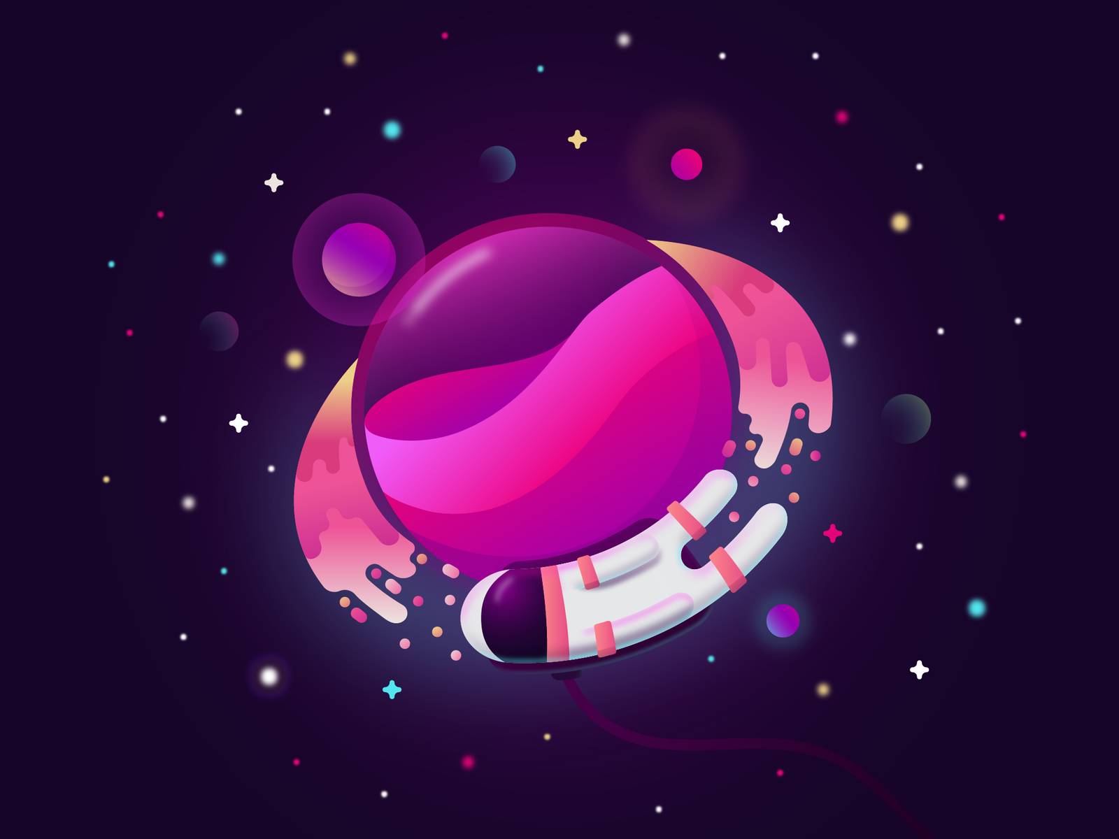 On Orbit by Twilly on Dribbble