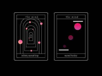 Tarot of the mind animation art design fashion illustration minimal typography ui vector web