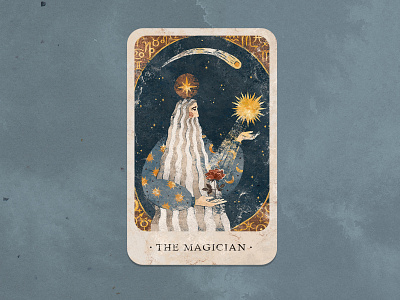 I. The Magician. Tarot digitalillustration illustration magical magician occult photoshop tarot tarot card typography