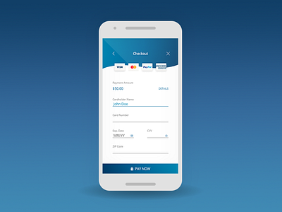 Daily UI #002 Credit Card Checkout credit card form dailyui 002 design mobile