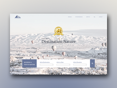 Daily UI #003 Landing Page (above the fold)