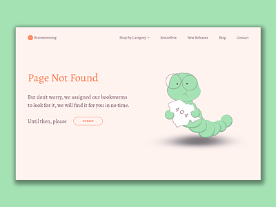 Daily UI #008 404 Page