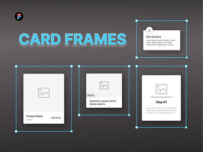 UI Card Frames interface design mobile screen design ui card design ui design visual design wireframing
