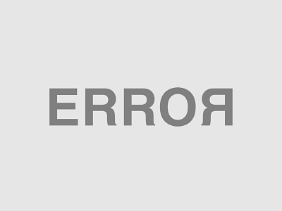 Error calligram by Wola Thomas calligram design designer helvetica icon lettering logo typography wola thomas