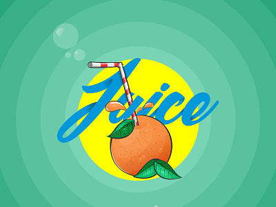 Juice fun art graphic design illustration juice lagos logo nigerian designer typography wola thomas