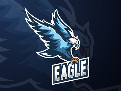 Eagle esport logo mascot