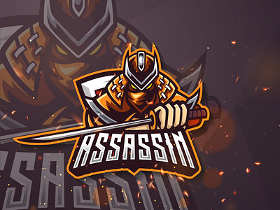 assassin mascot esport logo