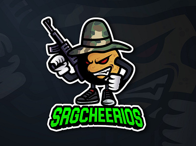 Srgcheerios esport mascot logo branding design esport esport logo gaming identity illustration illustrator mascot vector