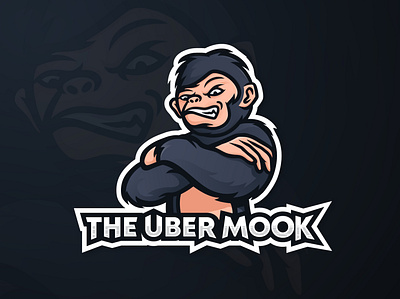 The Uber Mook mascot logo esports branding design esport esport logo gaming icon identity illustration illustrator mascot