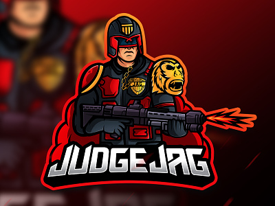 judgejag mascot logo esports design esport esport logo game gaming illustration illustrator logo mascot vector