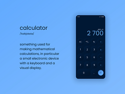 Daily UI #004 - Calculator