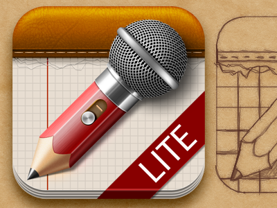 Audionotepad app audio ios ipad iphone microphone notepad notes pencil