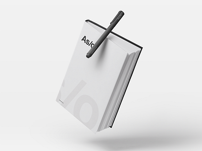 ASLO Journalist Notebook brand branding branding agency design journalistic media press visual identity