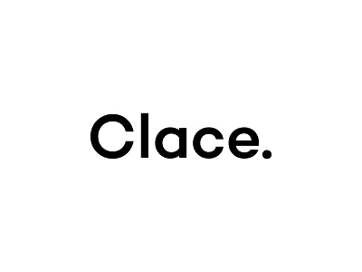 Clace Logotype branding design flat geometic identity illustrator letter logo logotype minimal type typography vector