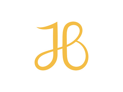 JB Monogram branding design flat handletters identity illustrator jb letter logo logotype minimal monograma type typography vector