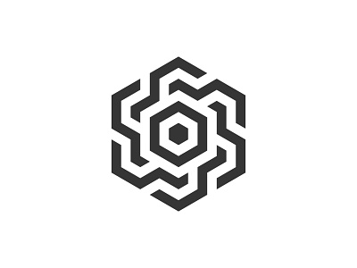 Hexagon design flat geometic hexagon illustrator logo minimal vector