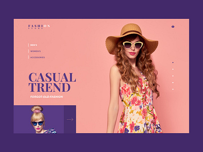 Fashion Store online shop uidesign