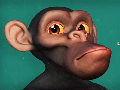 Monkey doodle abe character art illustration monkey primate