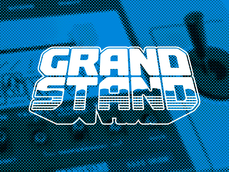 Grand Stand grand stand aviture obscure console gaming retro branding brand logo