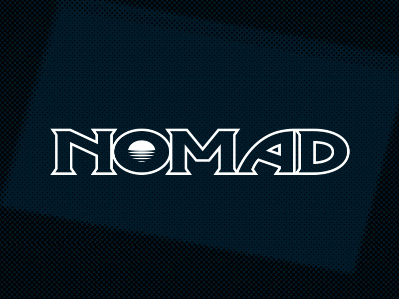 Nomad logo brand branding retro gaming console obscure aviture nomad