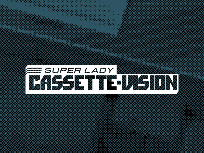 Super Lady Cassette Vision logo brand branding retro gaming console obscure aviture super lady cassette vision