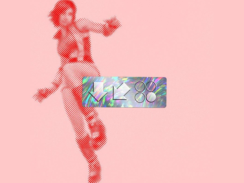 Down Back 4 Playlist Cover holographic fighting game cover playlist spotify tekken asuka