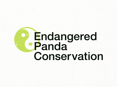 Panda Logo - Daily Logo Challenge #03 challenge conservation daily logo endangered panda conservation logo panda