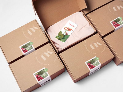 nenekafor package branding design fashion brand icon identity illustraion logo logo mark design package packaging packaging design pattern