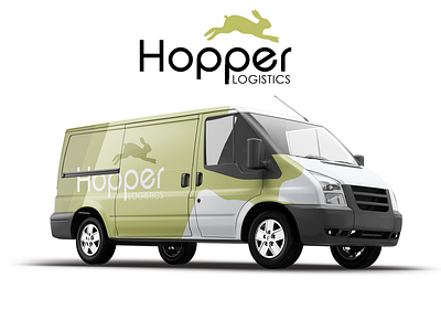 Hopper Logistics branding graphic design ui design