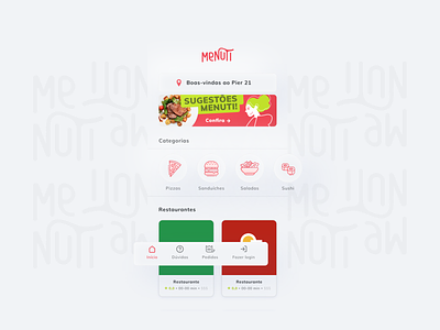 Order food fast & easily app branding design ecommerce food icon minimal neumorphism ui ux vector