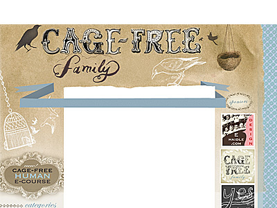 Cage Free...site assembly draft hand lettering website