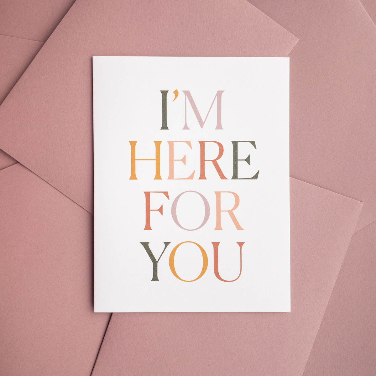 I'm Here For You Card by Michele Byrne on Dribbble