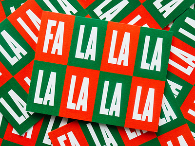 Fa La La Greeting Card