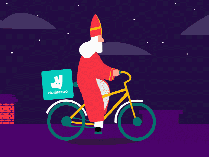 Sinterklaas Bike Animation animation animation 2d bicycle bike bike ride character design christmas ride cycle sinterklaas
