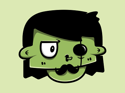 Frankenstein branding characterdesign dailydesign design graphic design hellodribbble illus illustration mascotdesign vector